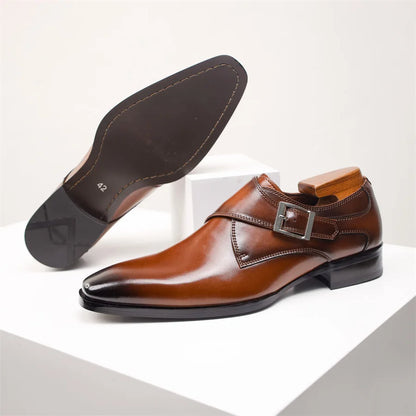 Handcrafted monk strap dress shoes for men | Lorenzo Milan