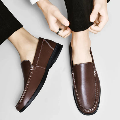 Classic Polished Slip On Loafers for men | Lorenzo