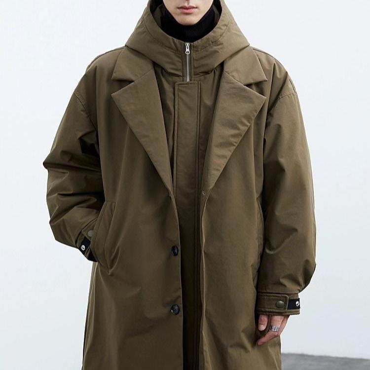 Tailored lightweight wind-resistant overcoat for men | Kensington -5