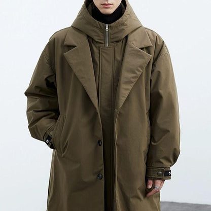 Tailored lightweight wind-resistant overcoat for men | Kensington -5
