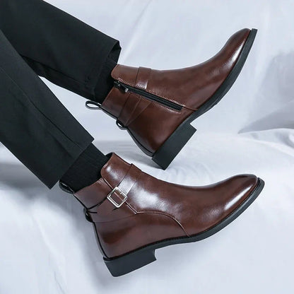 Classic Side Zip Chelsea Boots for men | Renzo