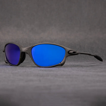 Matte black polarized sunglasses with UV protection for men | Spectre Nova