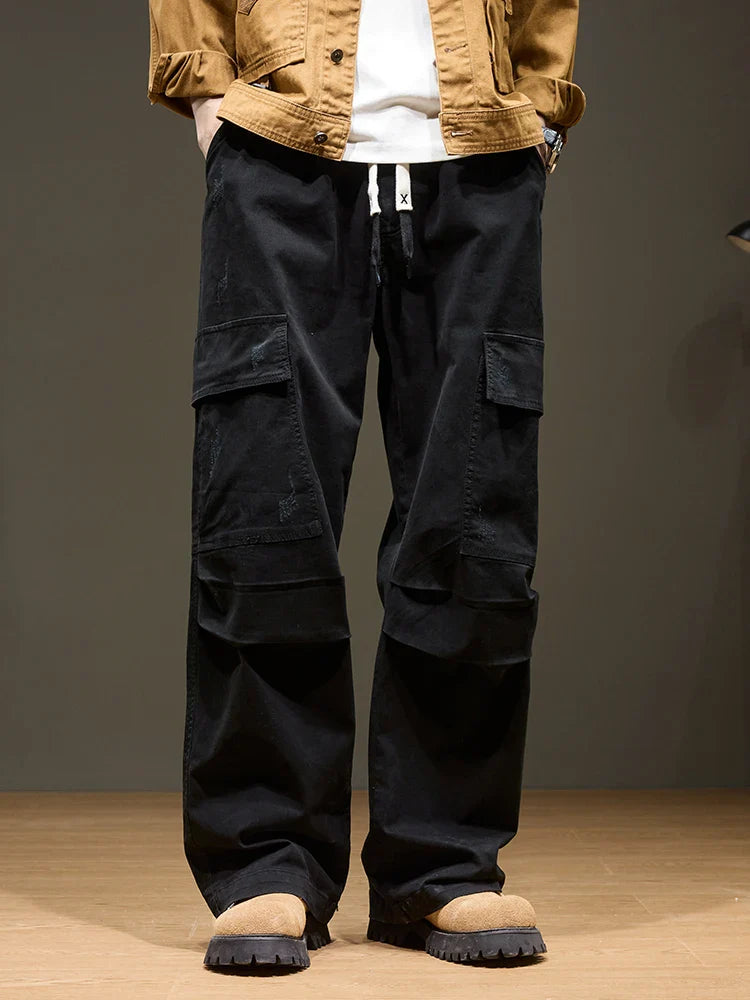Relaxed utility cargo trousers for men | Ridgeline -9