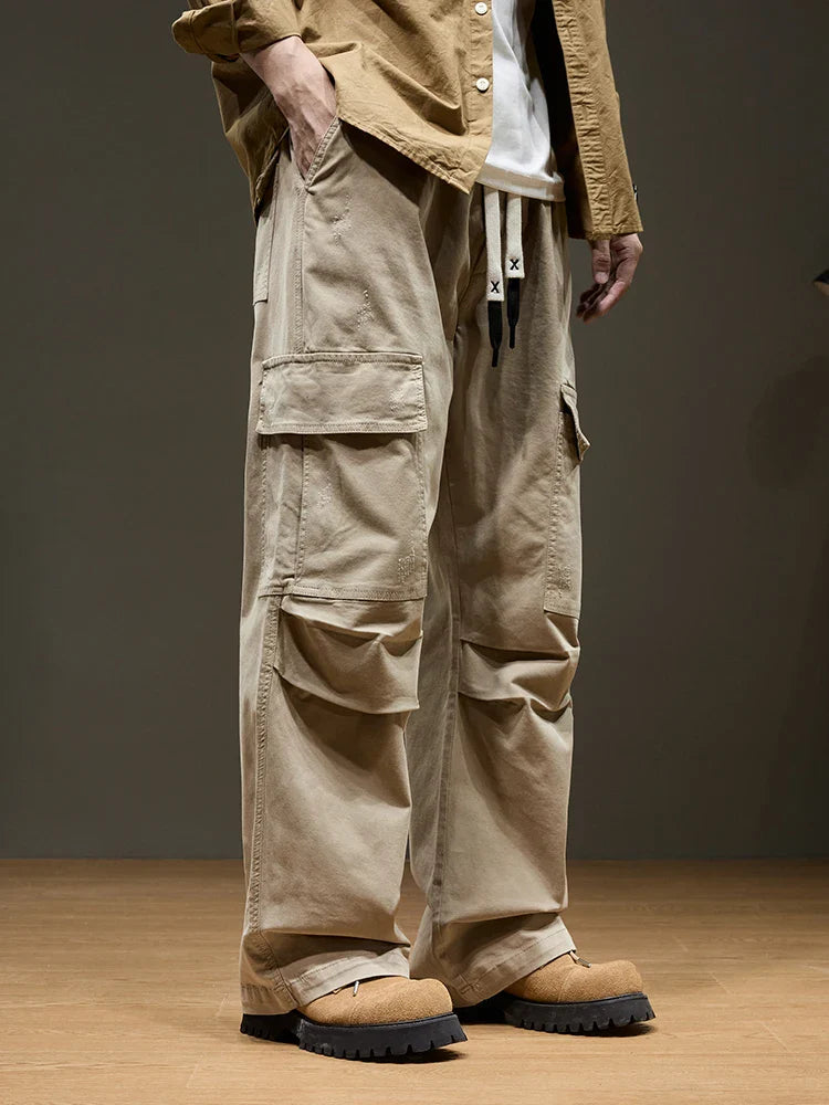 Relaxed utility cargo trousers for men | Ridgeline -7