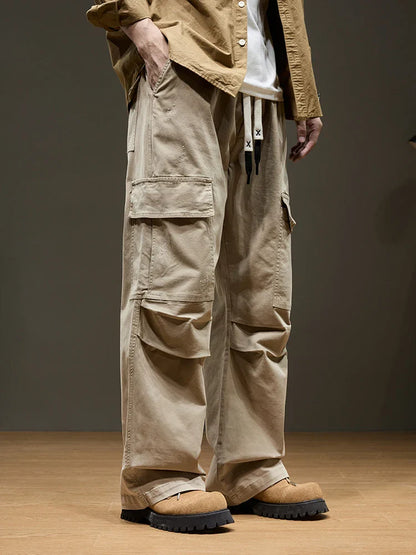 Relaxed utility cargo trousers for men | Ridgeline -7
