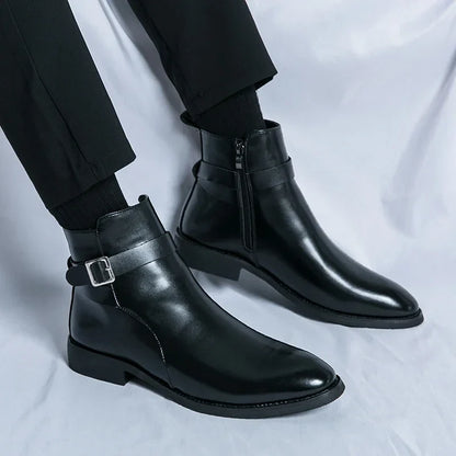 Classic Side Zip Chelsea Boots for men | Renzo