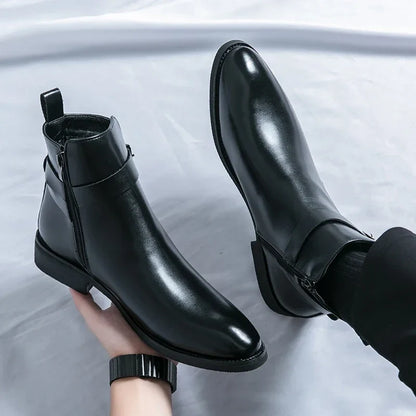 Classic Side Zip Chelsea Boots for men | Renzo