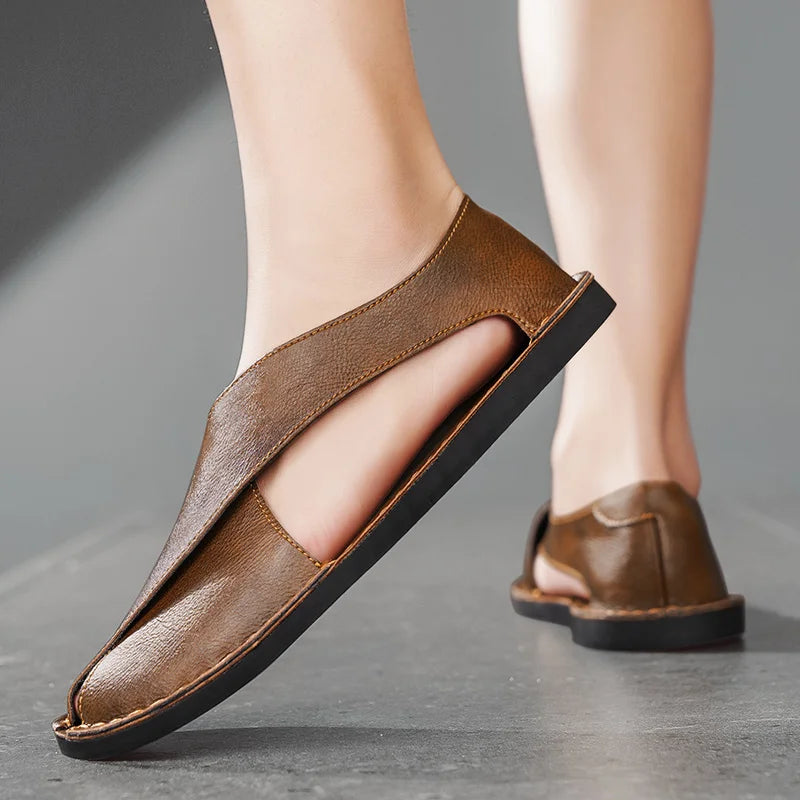 Handcrafted crossover strap sandals for women | Nomad Riviera