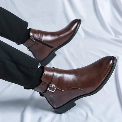 Classic Side Zip Chelsea Boots for men | Renzo