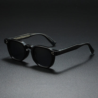 Premium acetate frame retro sunglasses for men | Silano -5