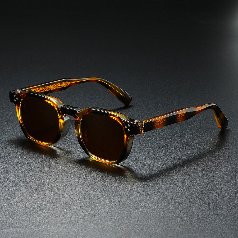 Premium acetate frame retro sunglasses for men | Silano -2