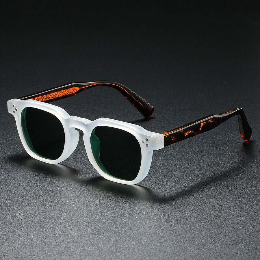 Premium acetate frame retro sunglasses for men | Silano -1