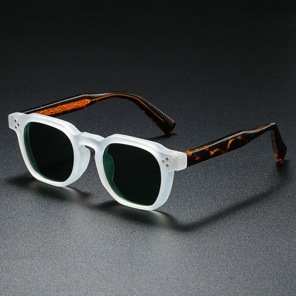Premium acetate frame retro sunglasses for men | Silano -1