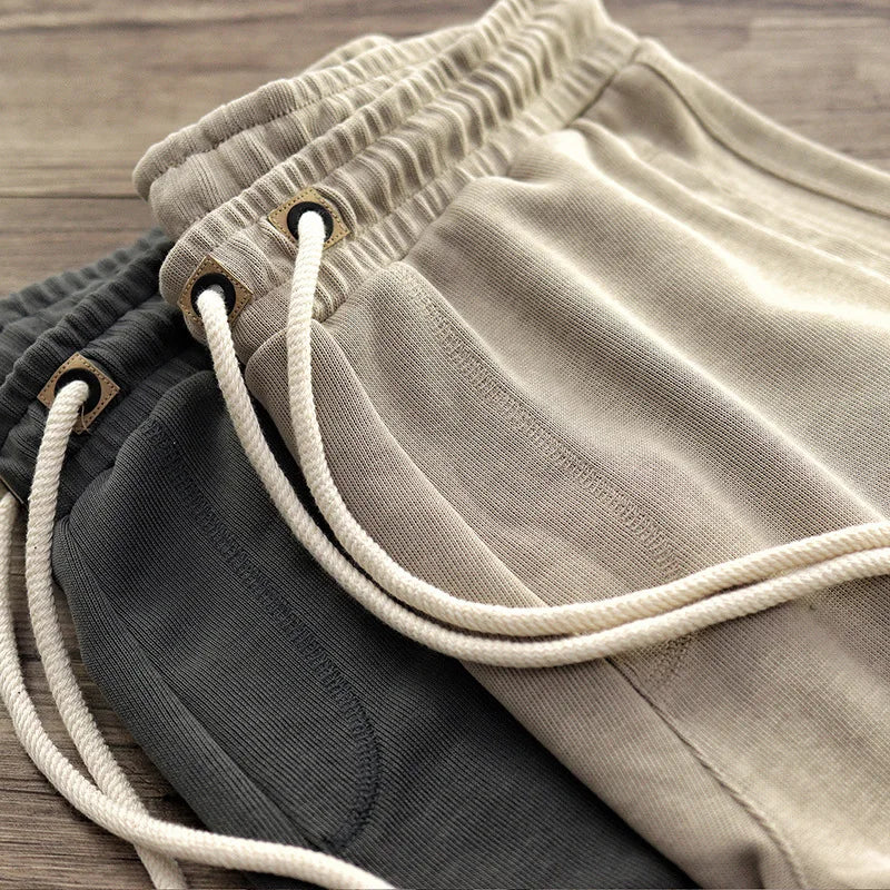 Breathable relaxed drawstring casual shorts for men | Harlan -2