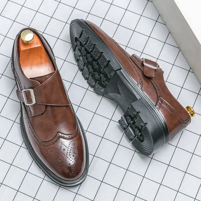 Classic Side Buckle Dress Shoes for men | Marcello