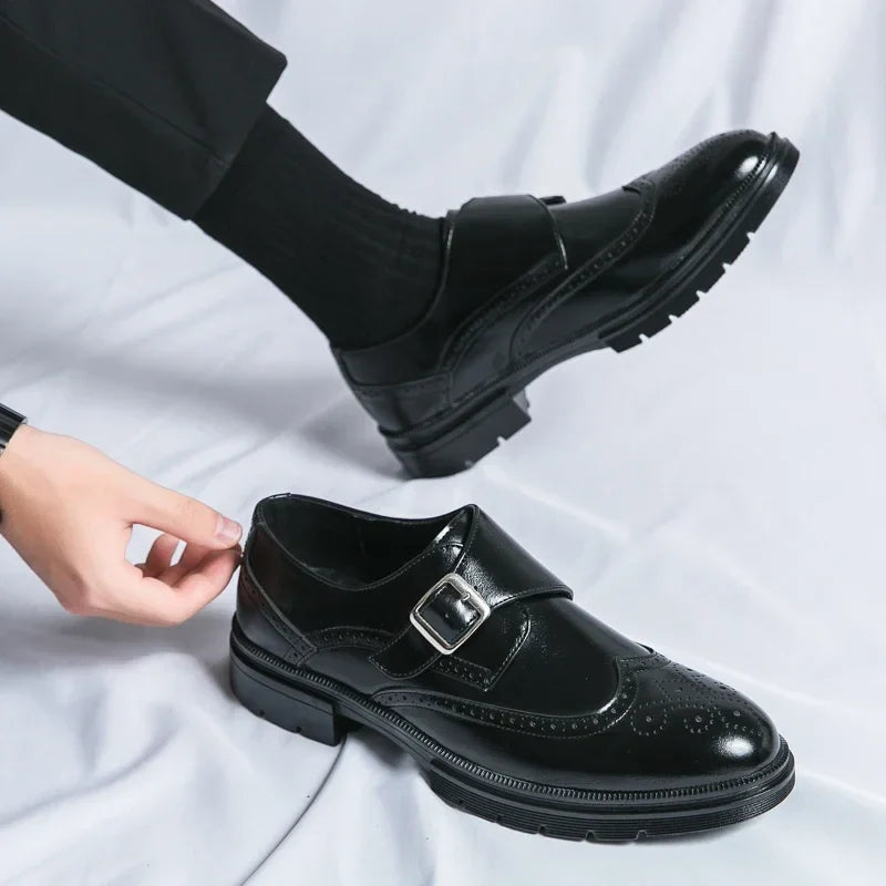 Classic Side Buckle Dress Shoes for men | Marcello