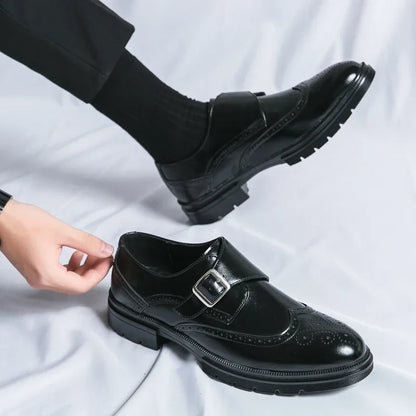 Classic Side Buckle Dress Shoes for men | Marcello