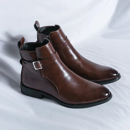 Classic Side Zip Chelsea Boots for men | Renzo