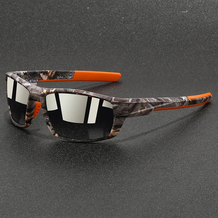 Rugged polarised UV protection camo sunglasses for men | Wraith -3