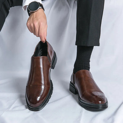 Classic Slip On Panel Dress Shoes for women | Rafael