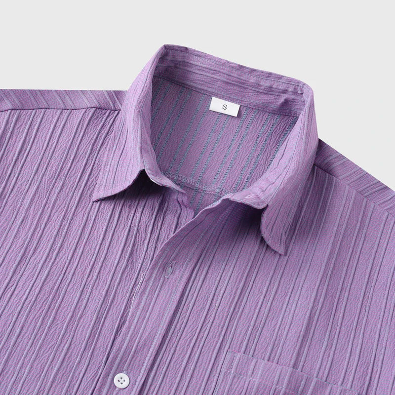 Breathable lightweight linen casual shirt for men | Coastal -3