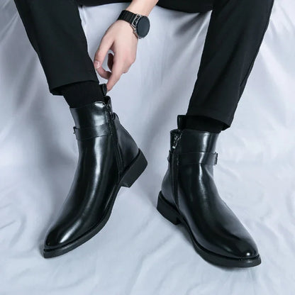 Classic Side Zip Chelsea Boots for men | Renzo