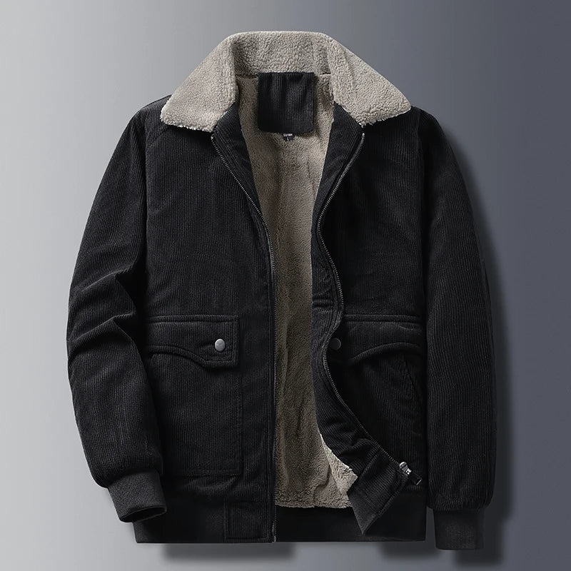 Premium fleece-lined corduroy everyday jacket for men | Ridgefield -2