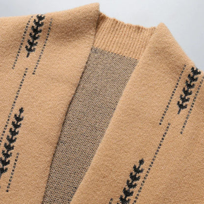 Heritage knit relaxed cardigan for men | Vendici -5