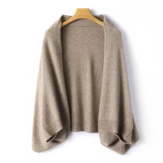 Draped shawl cape and scarf for women | Casvian Lune