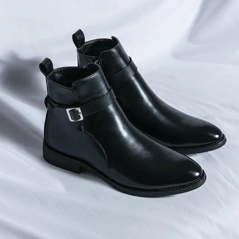 Classic Side Zip Chelsea Boots for men | Renzo