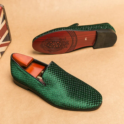 Classic Italian suede slip-on loafers for men | Milano -1