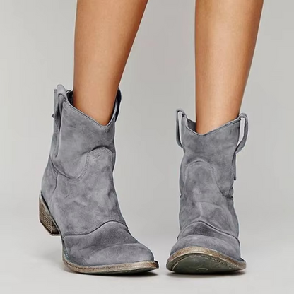Vintage Western ankle boots with pointed toe for women | Marlowe