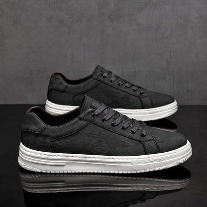 Premium genuine leather everyday sneakers for men | Canyon -2