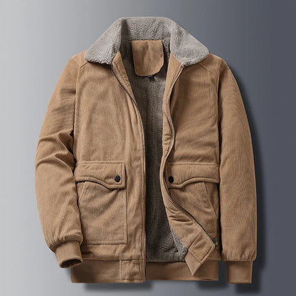 Premium fleece-lined corduroy everyday jacket for men | Ridgefield -1