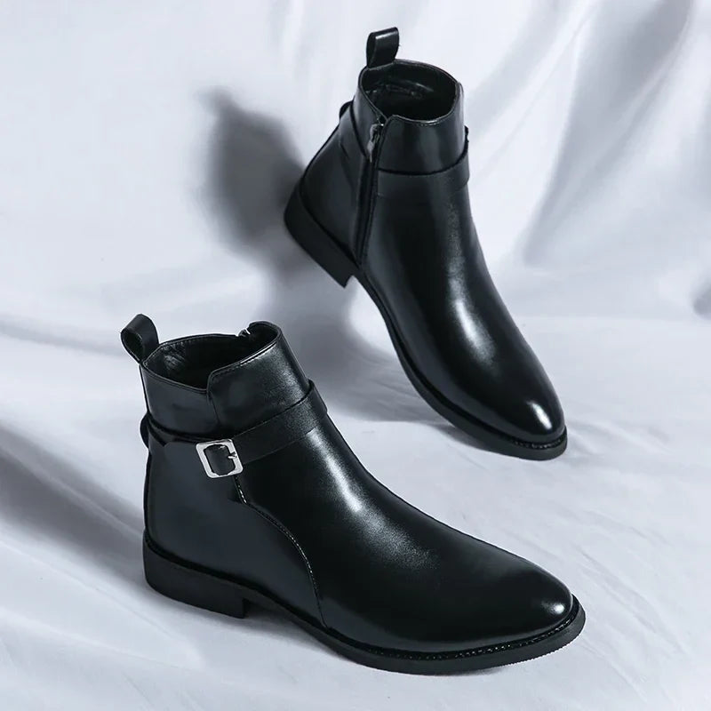 Classic Side Zip Chelsea Boots for men | Renzo