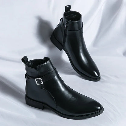 Classic Side Zip Chelsea Boots for men | Renzo