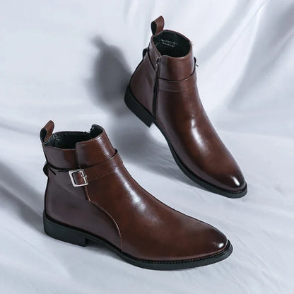 Classic Side Zip Chelsea Boots for men | Renzo