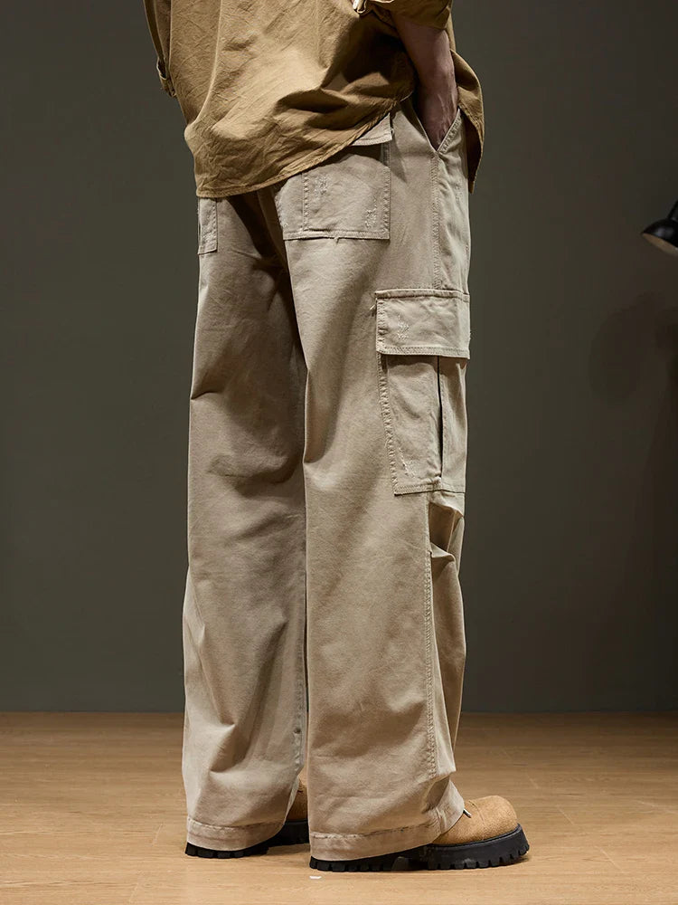 Relaxed utility cargo trousers for men | Ridgeline -8