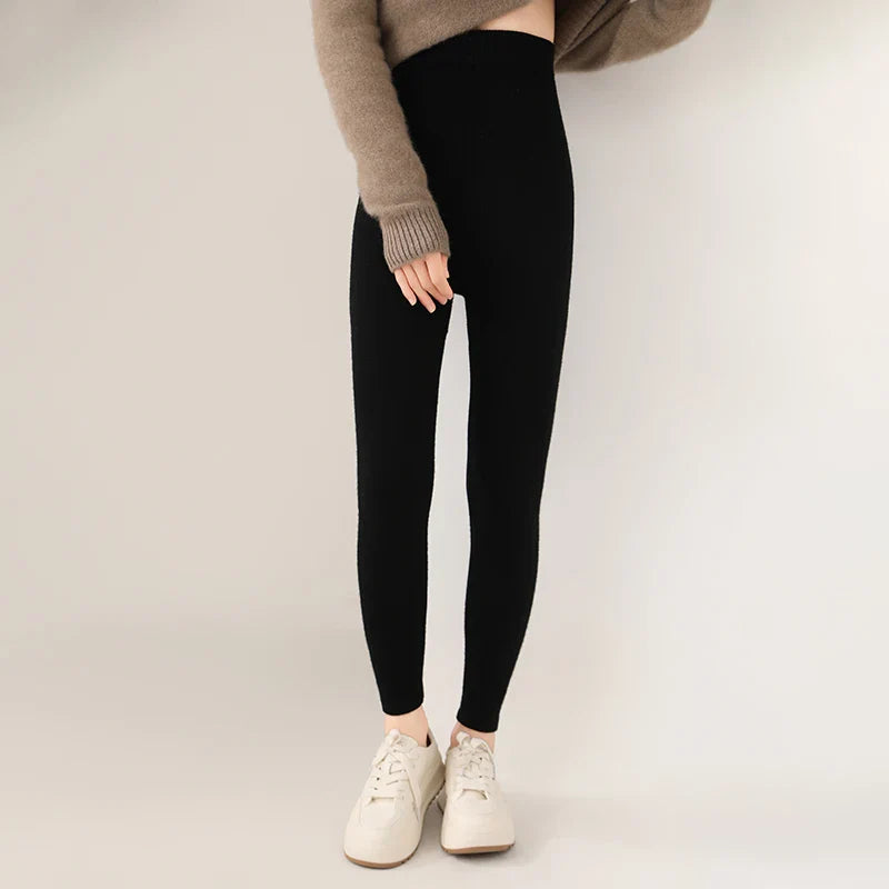 High-waisted soft knit leggings for women | Pure Comfort