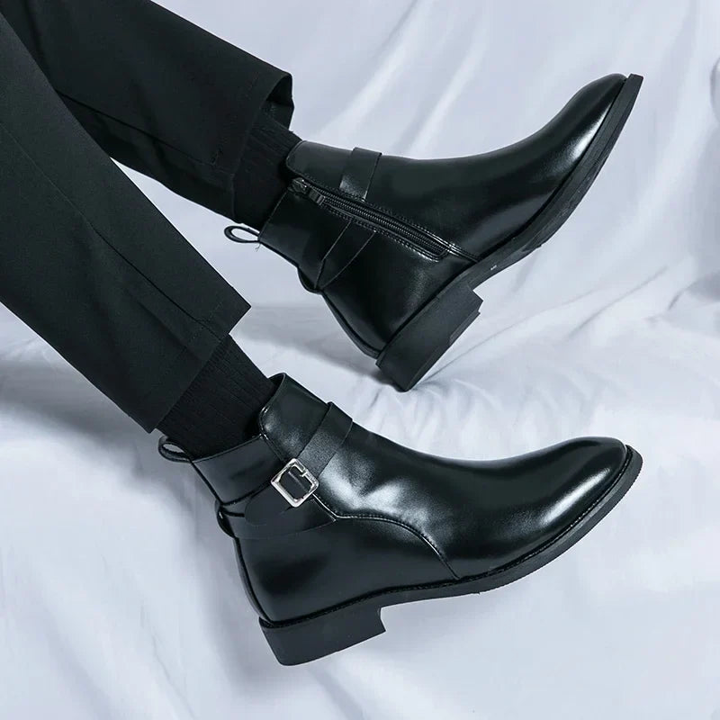Classic Side Zip Chelsea Boots for men | Renzo