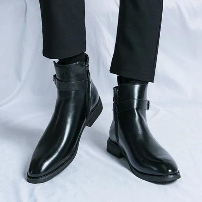 Classic Side Zip Chelsea Boots for men | Renzo