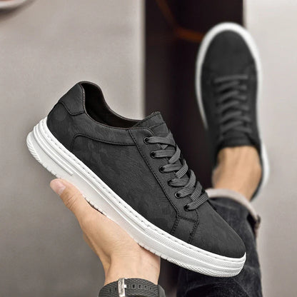 Premium genuine leather everyday sneakers for men | Canyon -3