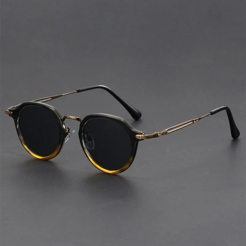 Sleek lightweight anti-glare metal sunglasses for men | Brunelo -1