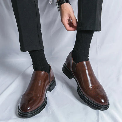 Classic Slip On Panel Dress Shoes for women | Rafael