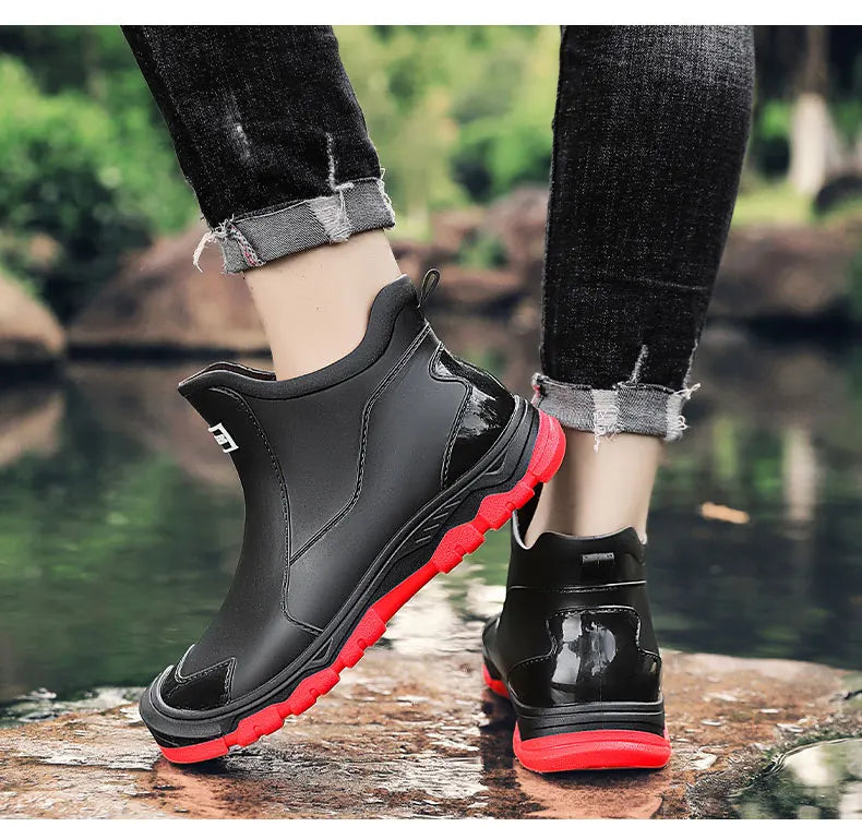 Waterproof insulated slip-on terrain boots for men | Pinegrove Trek