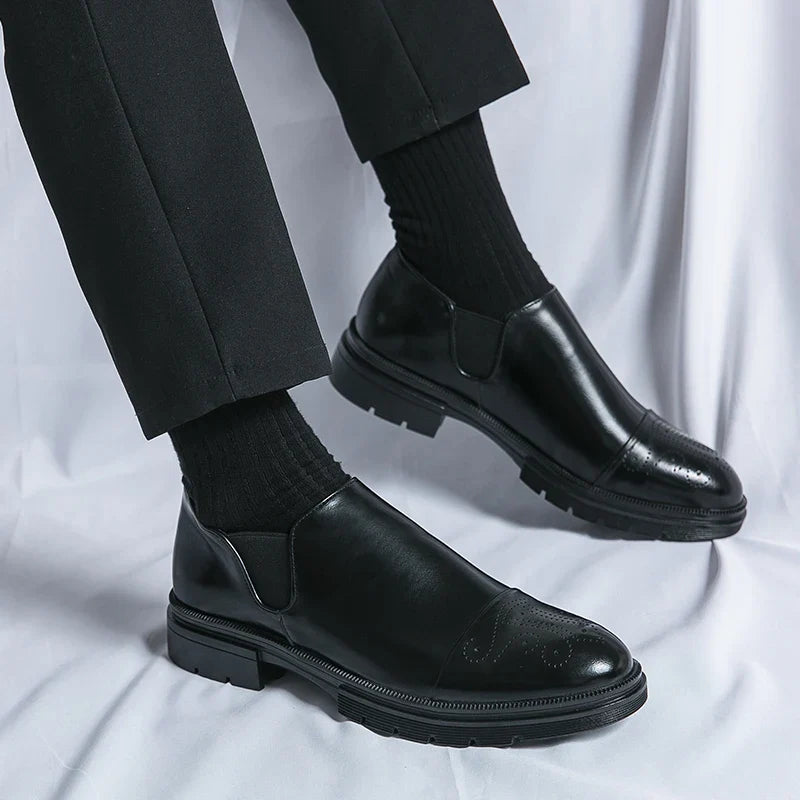 Classic Slip On Panel Dress Shoes for women | Rafael