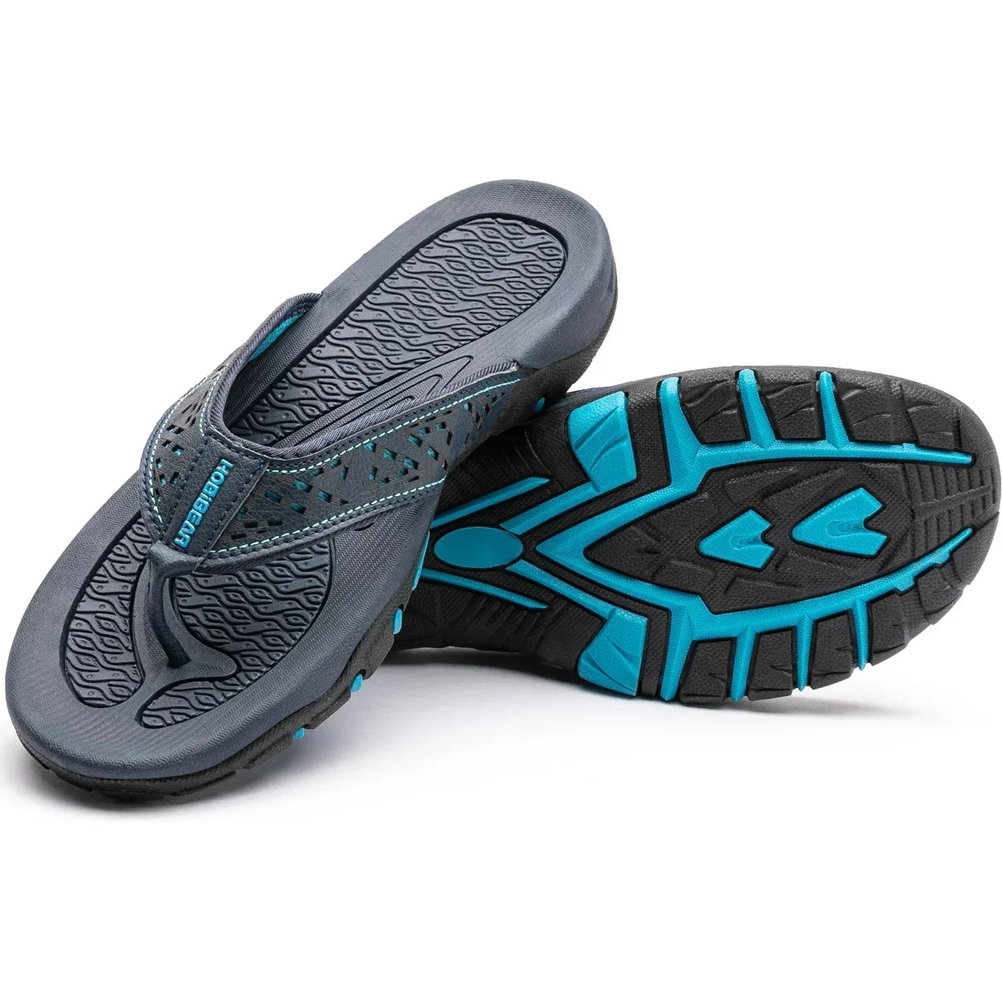 Athletic flip flops with structured arch support for men | Torin