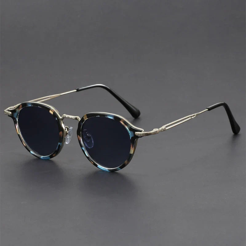 Sleek lightweight anti-glare metal sunglasses for men | Brunelo -6