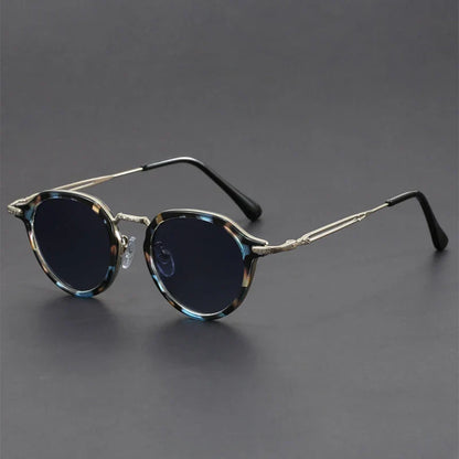 Sleek lightweight anti-glare metal sunglasses for men | Brunelo -6