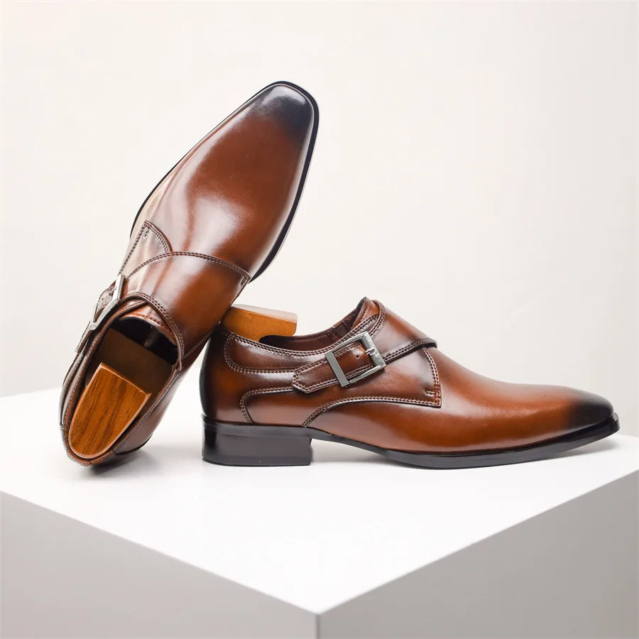 Handcrafted monk strap dress shoes for men | Lorenzo Milan